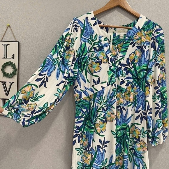 NWOT LILLY PULITZER WEXLEE 3/4 SLEEVE DRESS - Picture 1 of 3